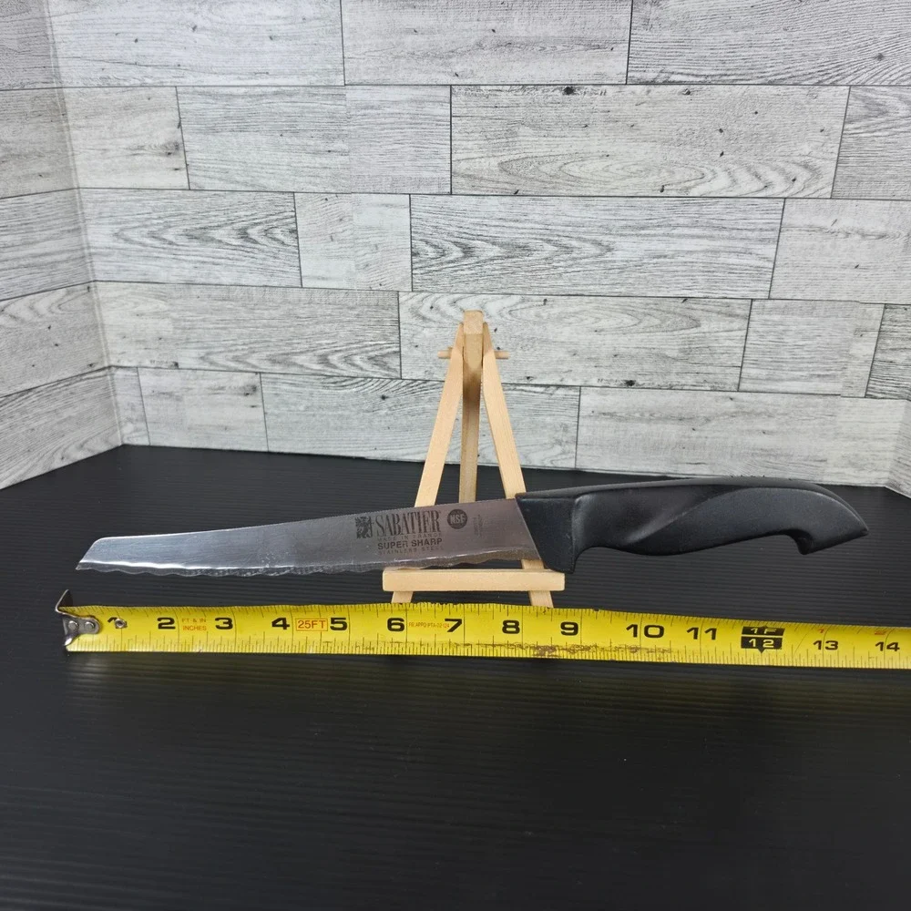 Sabatier Super Sharp 8 inch Serrated Bread Knife Stainless Steel Made in France